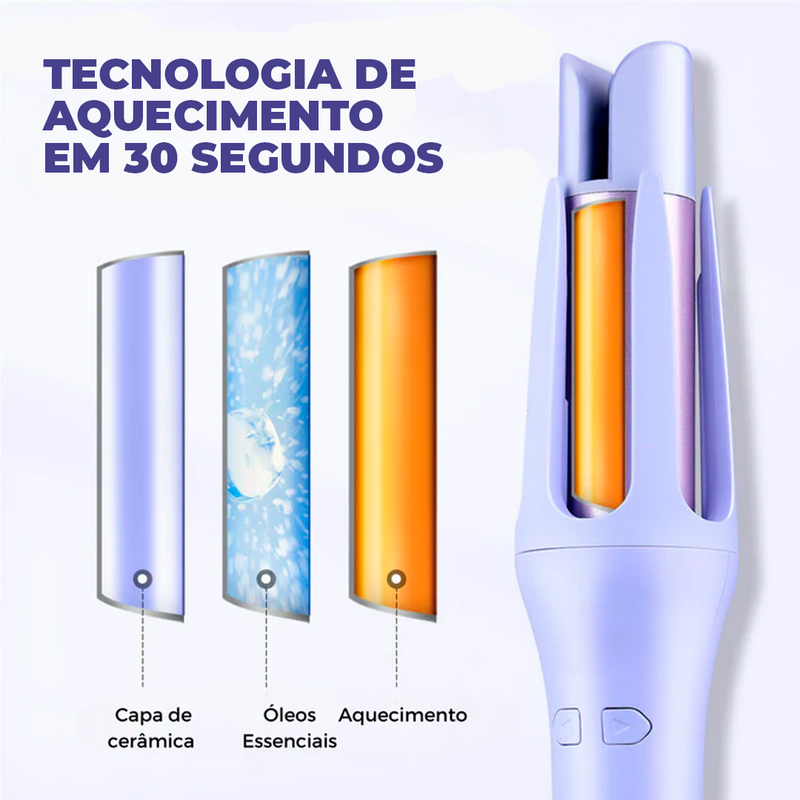 Modelador de Cachos Profissionql - Hair Curler Original + BRINDES EXCLUSIVOS