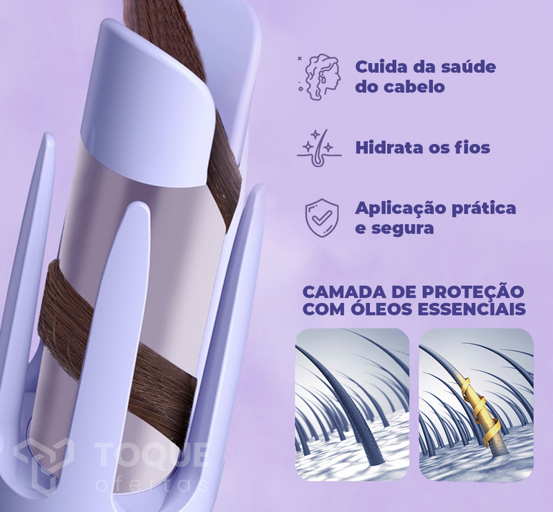 Modelador de cachos automático - HairCurler + BRINDES EXCLUSIVOS