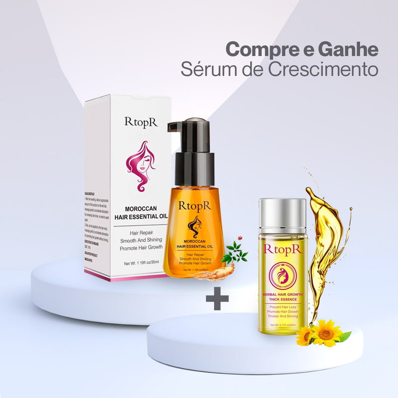 COMPRE 1 LEVE 2 - Leave-in Capilar Morrocan© + Sérum de Crescimento (BRINDE)